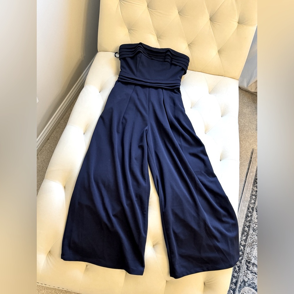 NWT Selfie Leslie Navy Jumpsuit